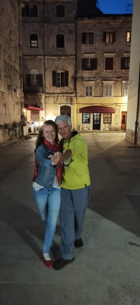 Alexandra und Alexander, Pula Altstadt, Kroatien