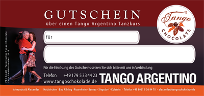 Chocolate Reisegutschein-Vorlage